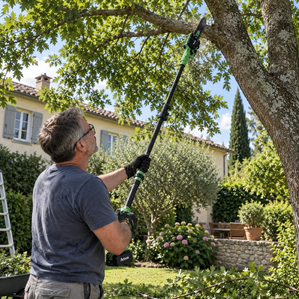 Arbex™ cutting a thick branch