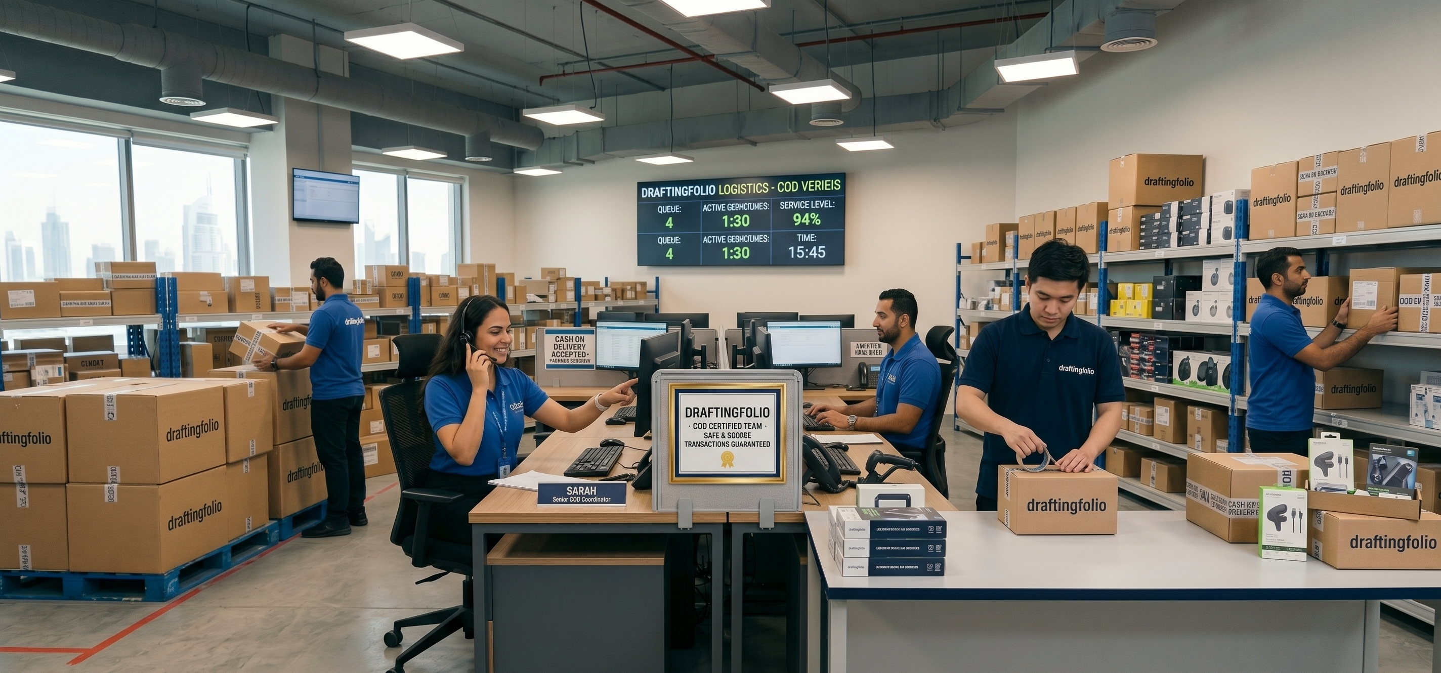 Il team smartlyspot al lavoro: call center e logistica COD